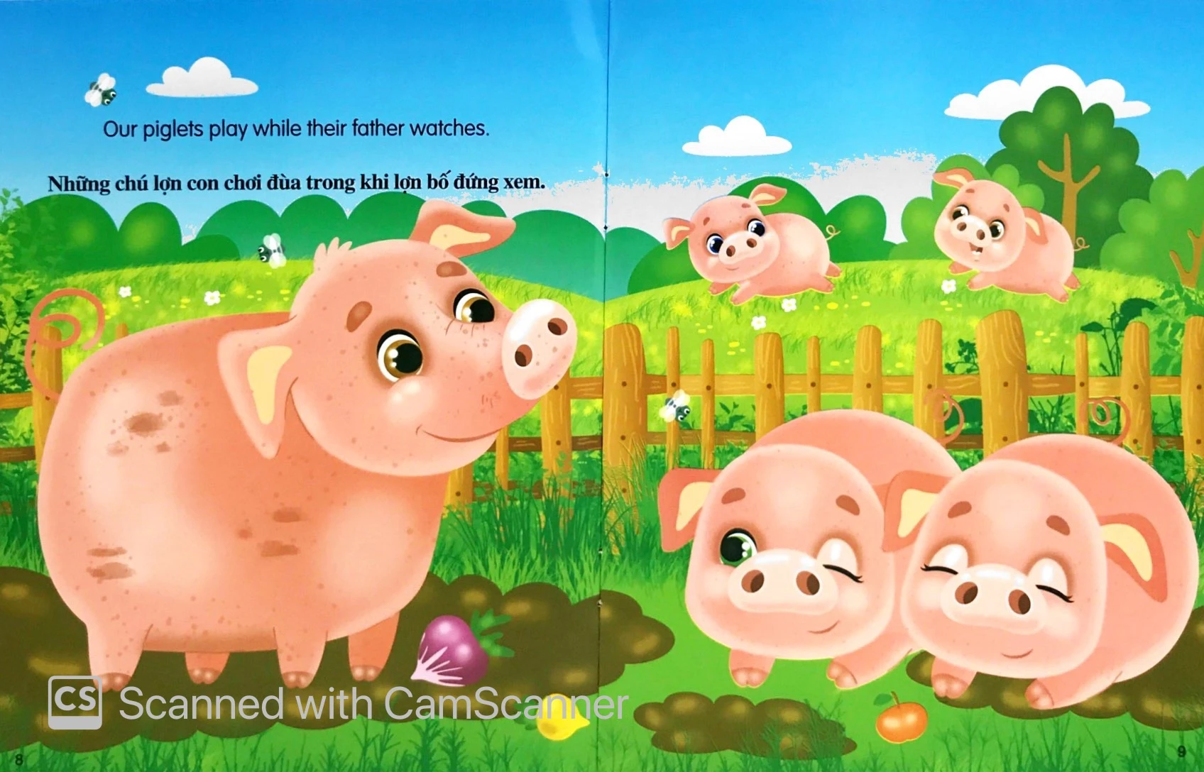 những câu chuyện về thế giới động vật - tớ là một chú lợn - i am a pig (song ngữ anh-việt)