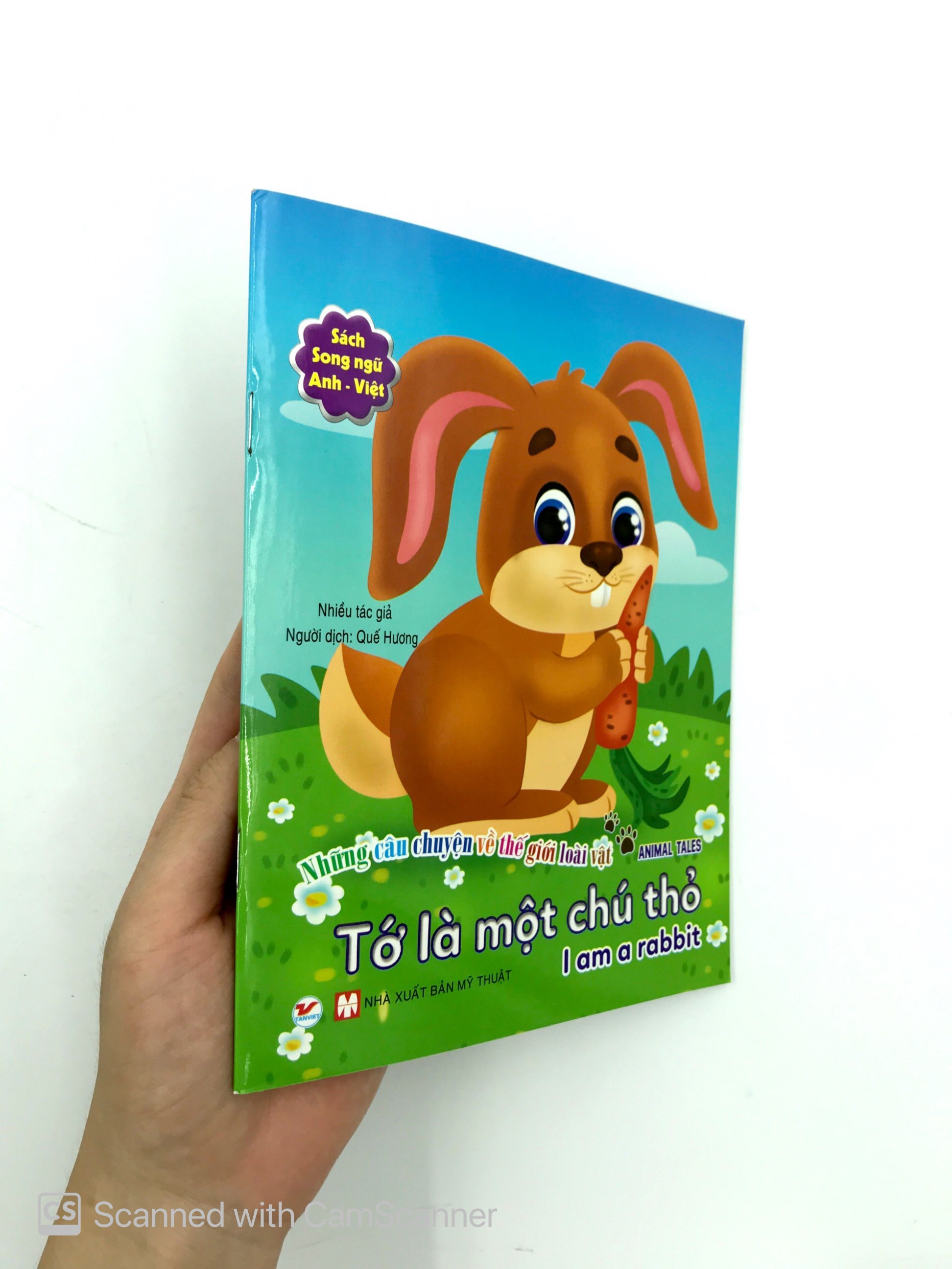 những câu chuyện về thế giới động vật - tớ là một chú thỏ - i am a rabbit (song ngữ anh-việt)