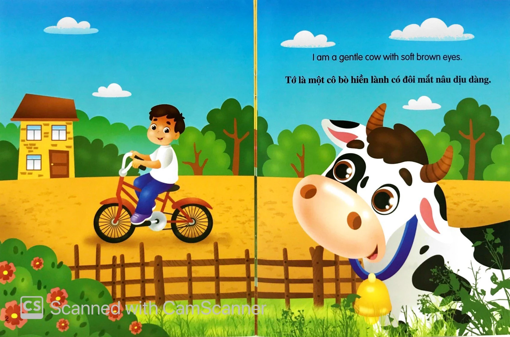 những câu chuyện về thế giới động vật - tớ là một cô bò - i am a cow (song ngữ anh-việt)