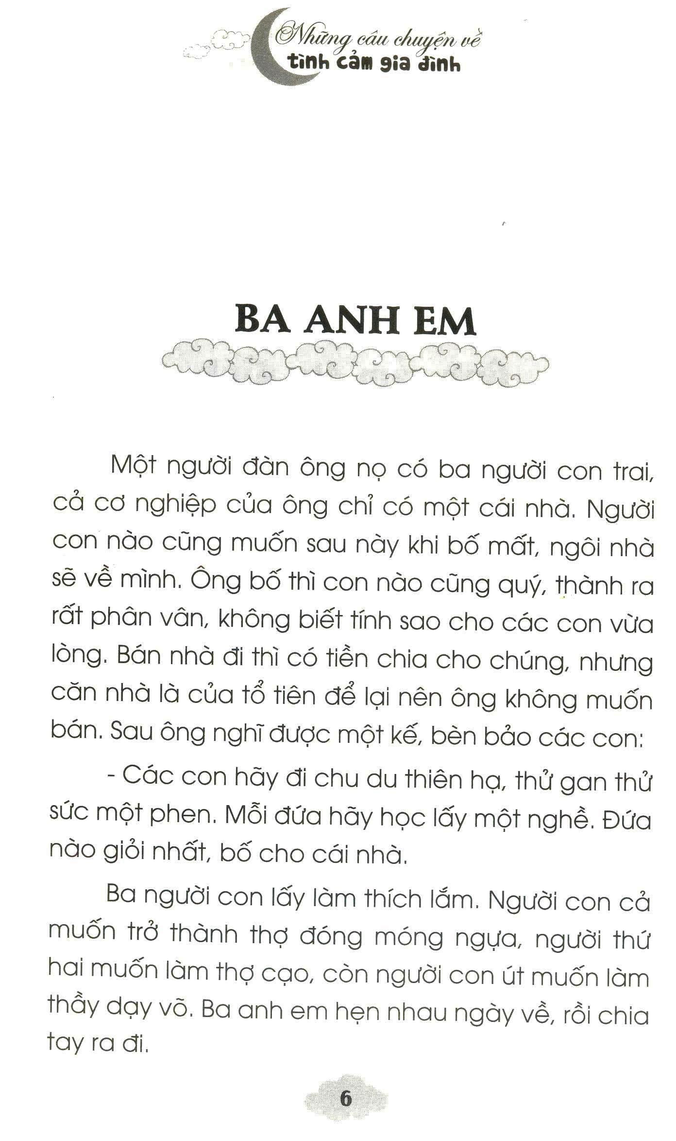 những câu chuyện về tình cảm gia đình