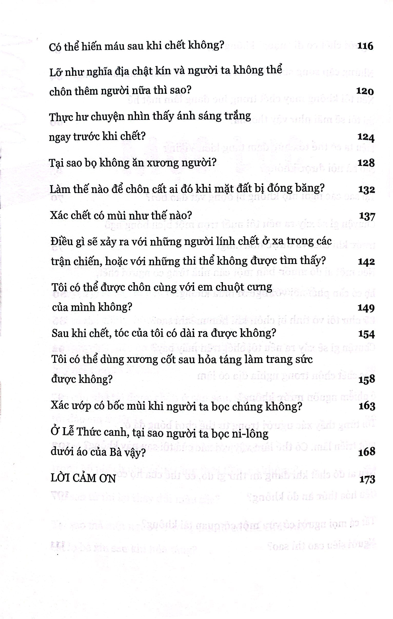 những câu hỏi lớn từ người phàm trần tí hon về cái chết
