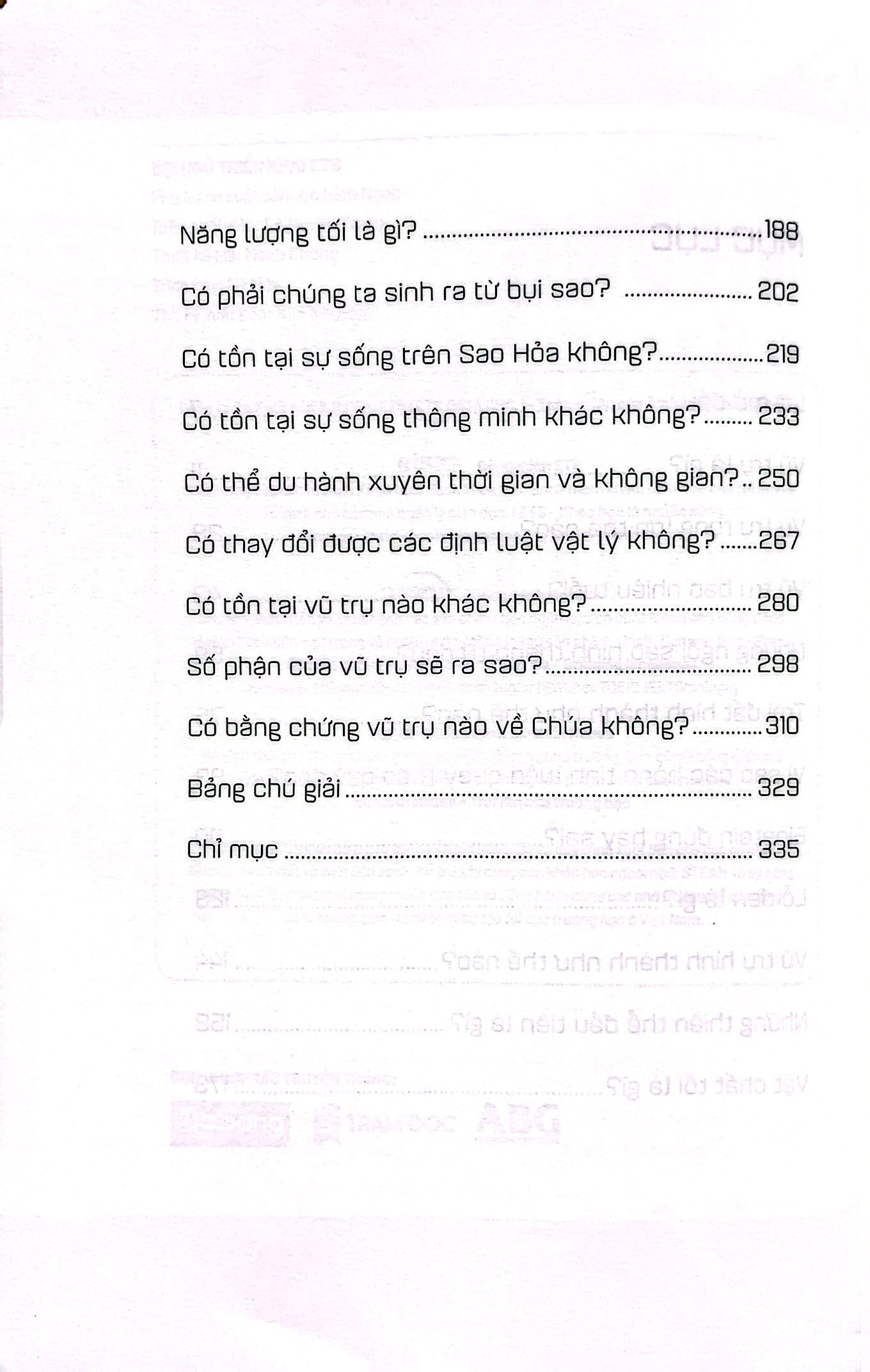 những câu hỏi lớn vũ trụ (tái bản)