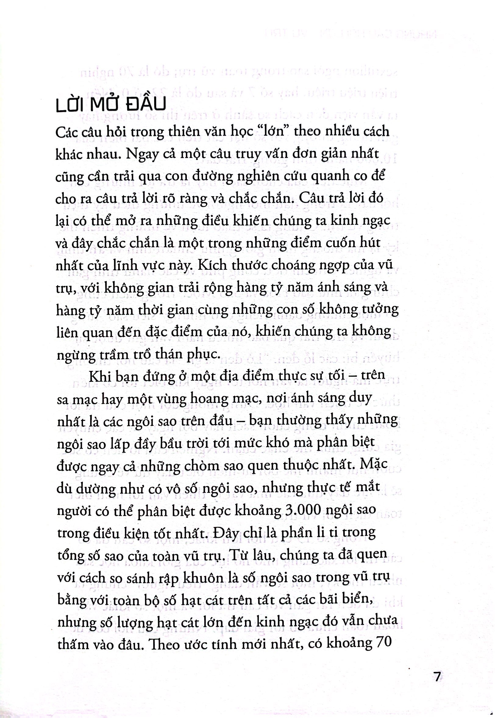 những câu hỏi lớn vũ trụ (tái bản)