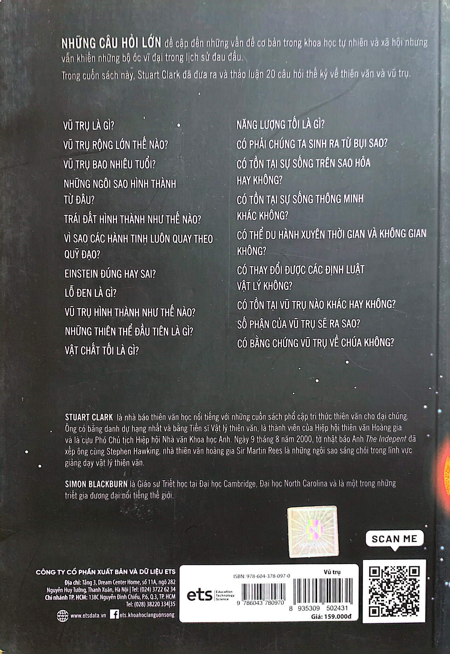 những câu hỏi lớn vũ trụ (tái bản)