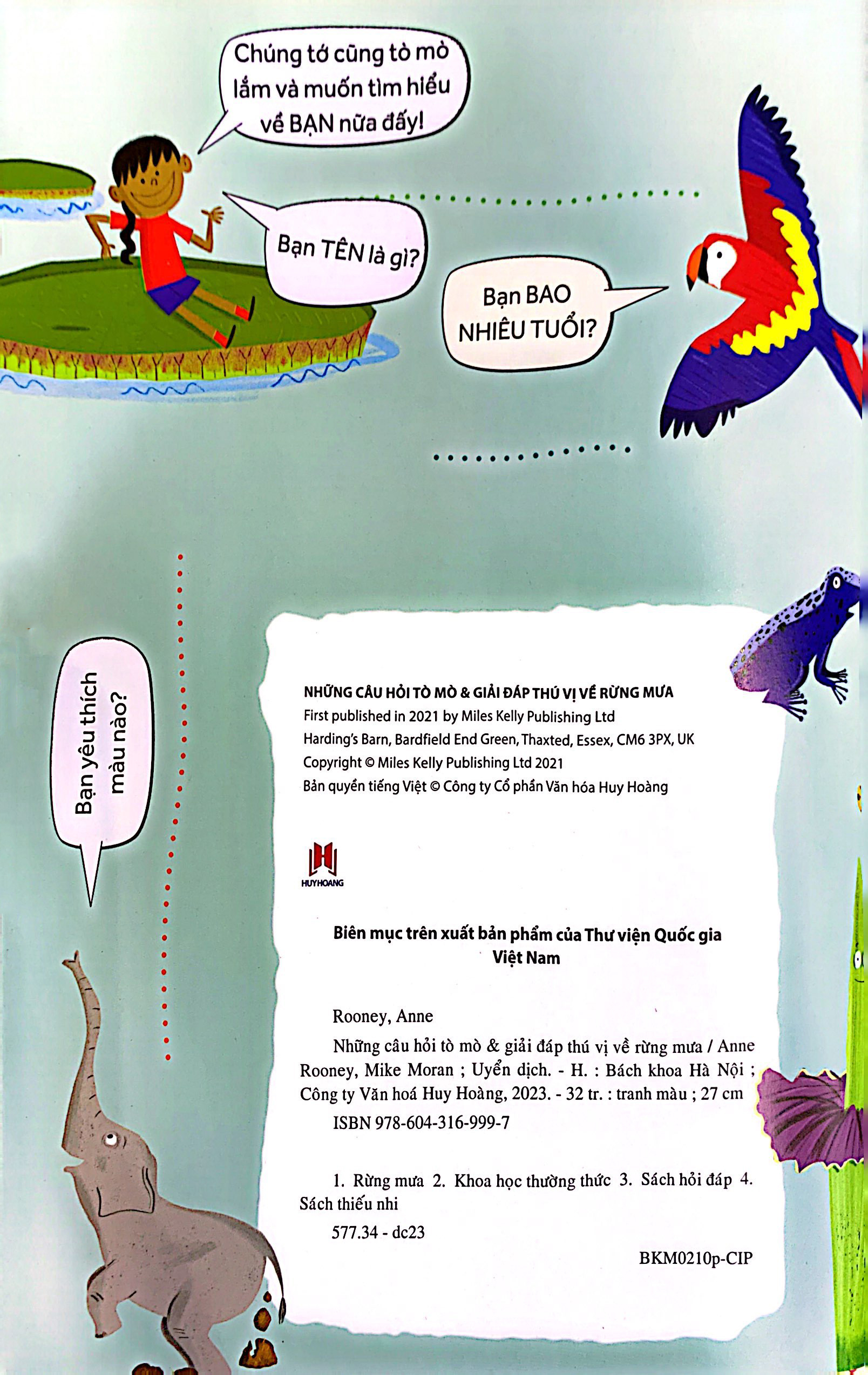 những câu hỏi tò mò và giải đáp thú vị về rừng mưa