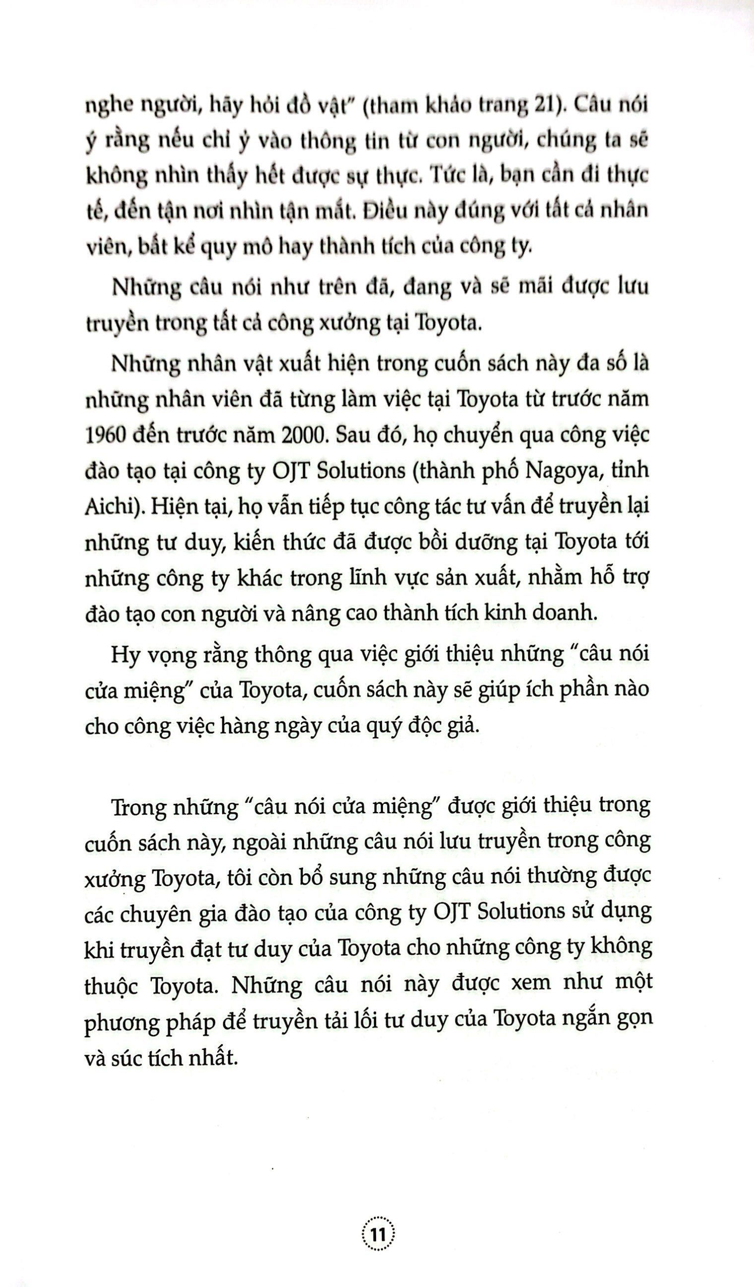 những câu nói cửa miệng làm nên thành công của toyota (tái bản 2023)