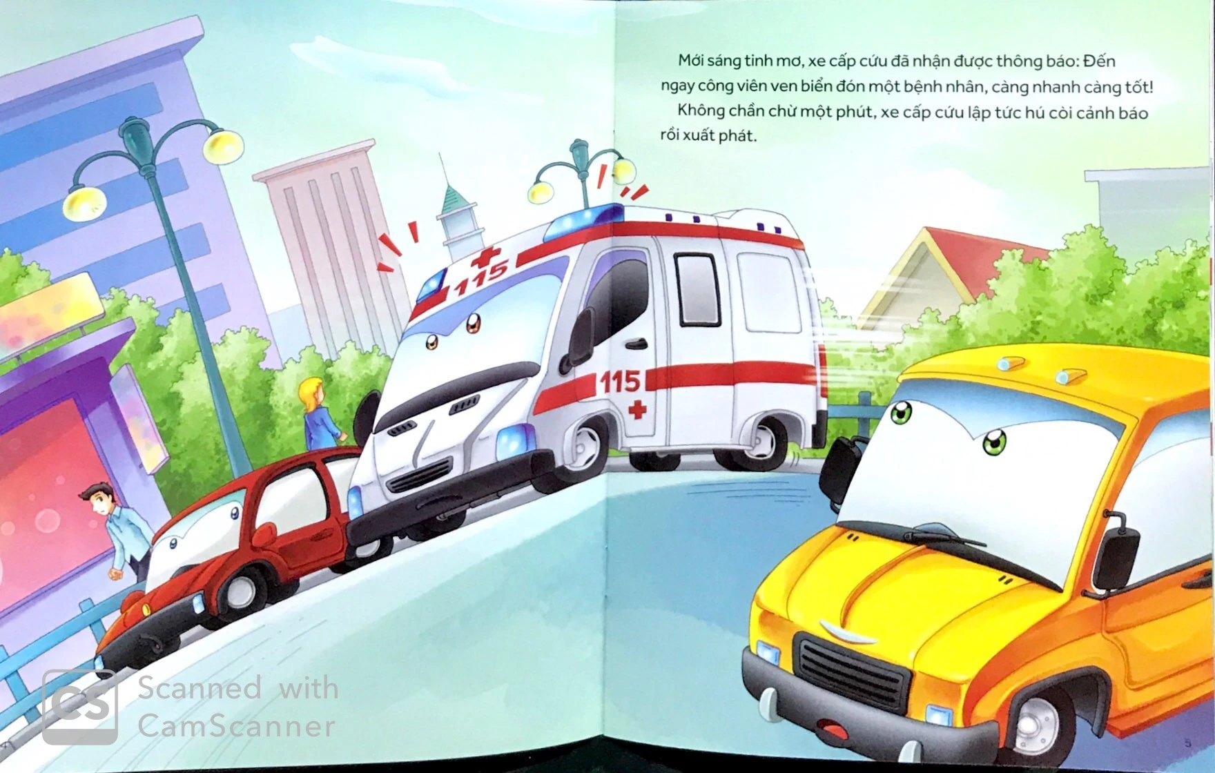 những chiếc xe hiệp sĩ - cảm ơn xe cấp cứu (tái bản 2019)