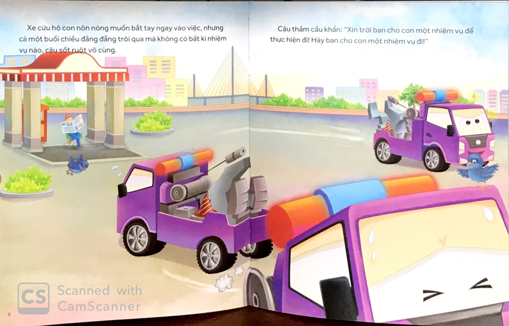 những chiếc xe hiệp sĩ - một ngày của xe cứu hộ (tái bản 2019)