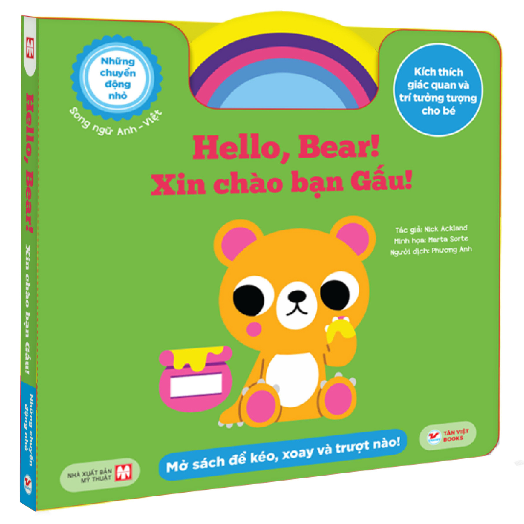 những chuyển động nhỏ - hello, bear! - xin chào bạn gấu! - song ngữ anh-việt