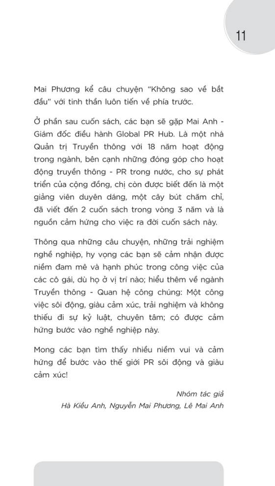 những cô gái pr - ba thế hệ, 2 thập kỷ nghề và nhiều niềm tin phía trước