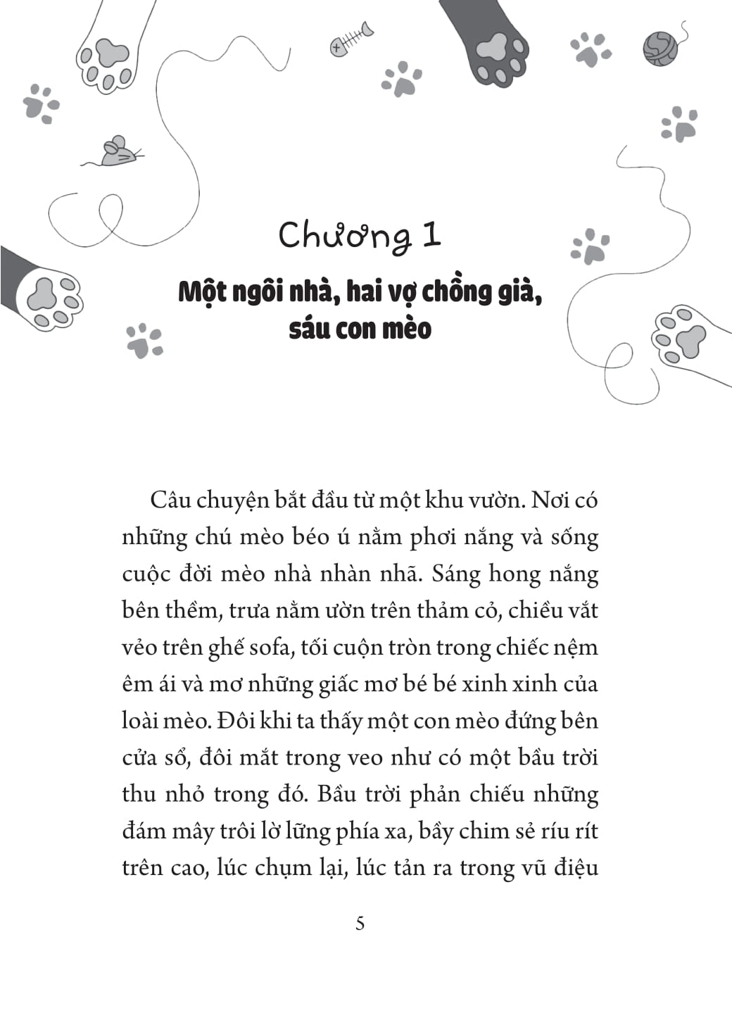 những con mèo sau bức tường hoa