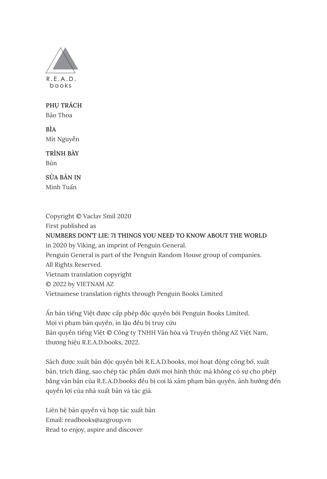 những con số biết nói - 71 câu chuyện phơi bày sự thật về thế giới chúng ta đang sống