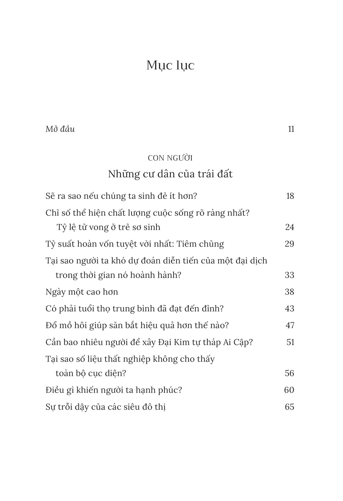 những con số biết nói - 71 câu chuyện phơi bày sự thật về thế giới chúng ta đang sống