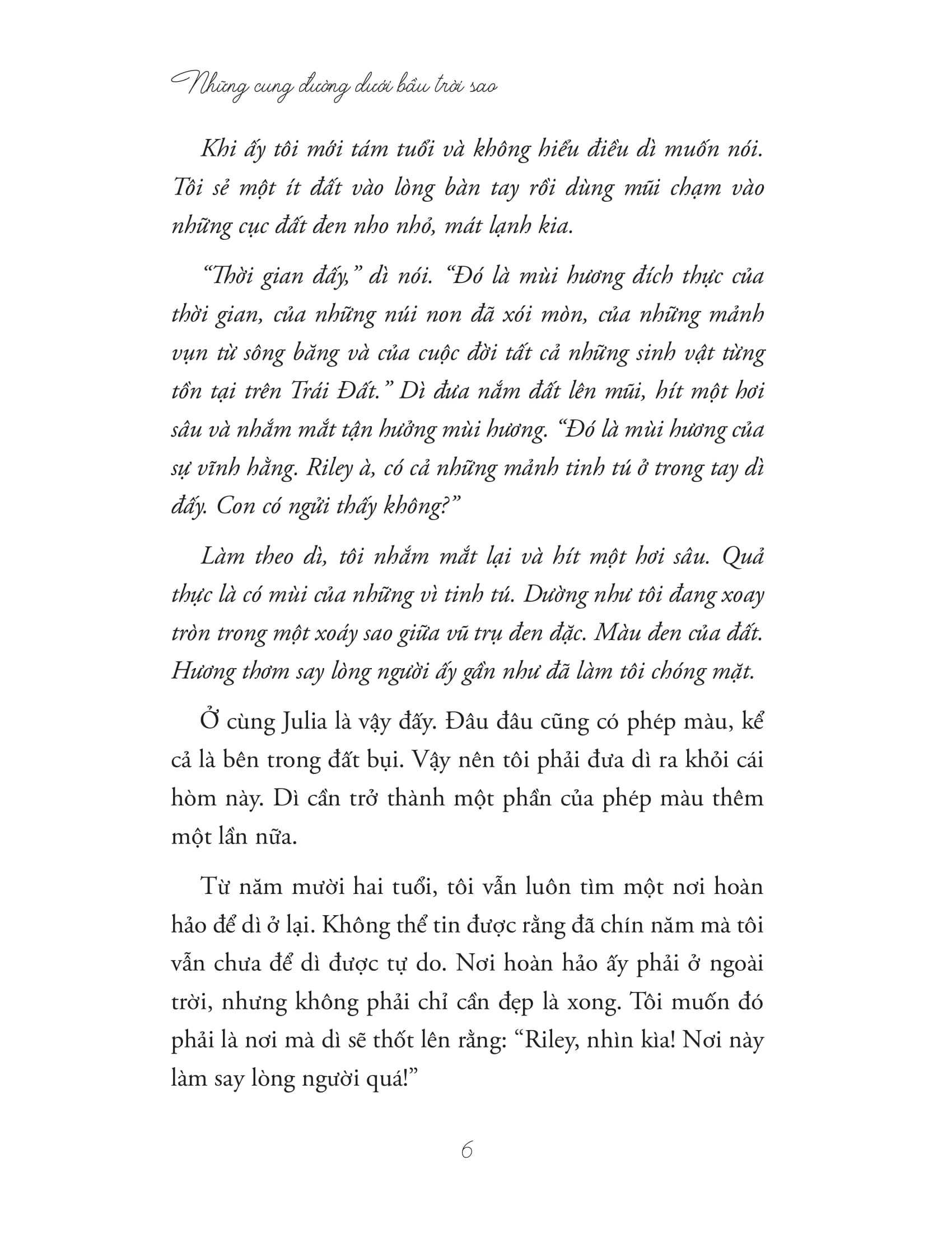 những cung đường dưới bầu trời sao