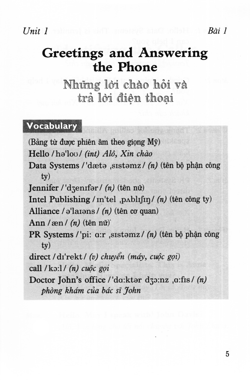 những cuộc điện thoại điển hình (kèm vcd)