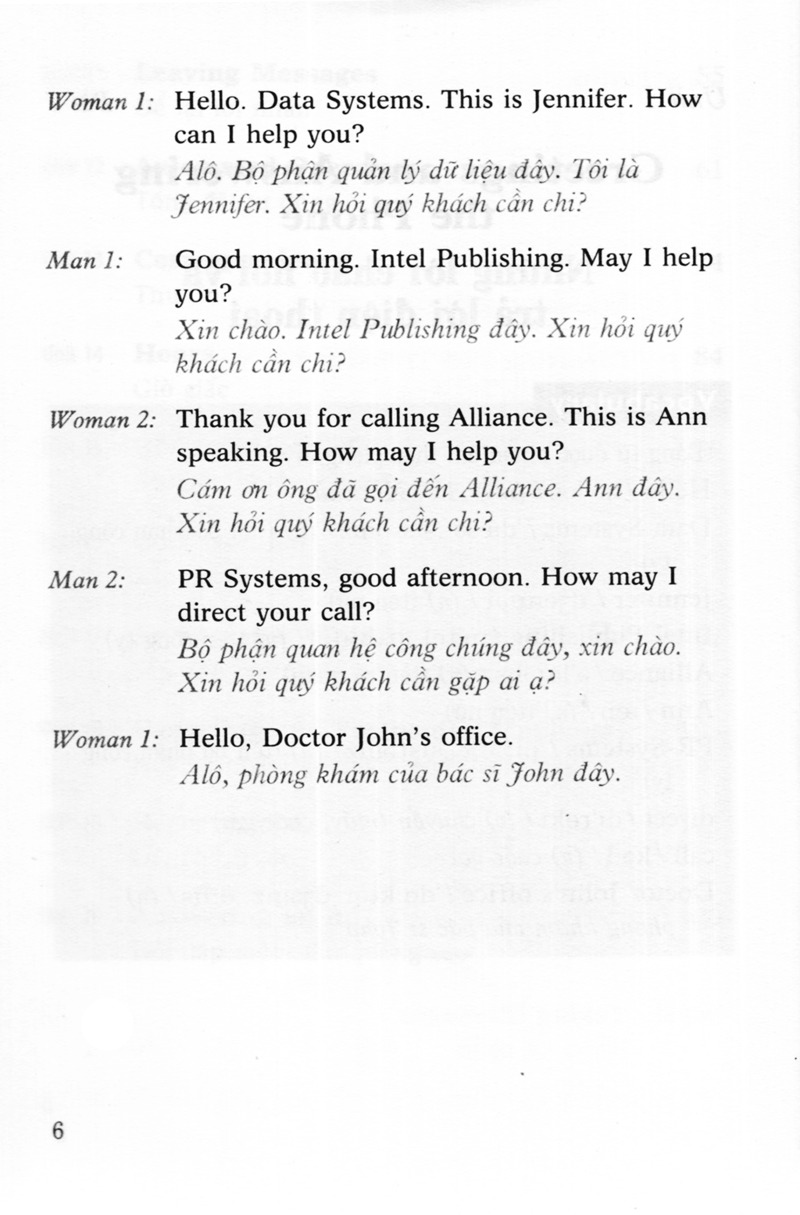 những cuộc điện thoại điển hình (kèm vcd)