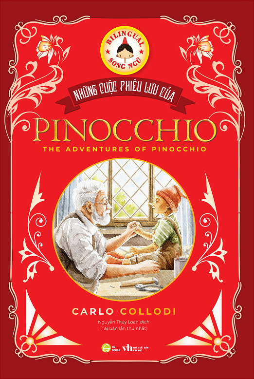 những cuộc phiêu lưu của pinocchio - song ngữ việt-anh (tái bản 2024)