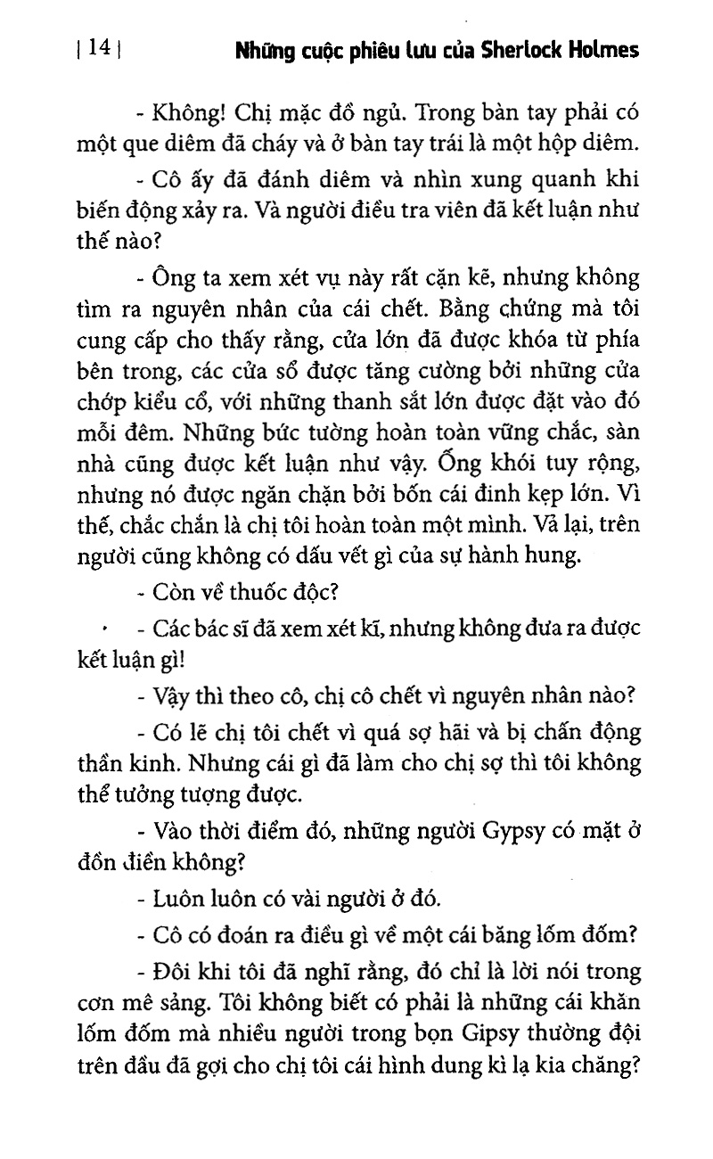 những cuộc phiêu lưu của sherlock holmes (tái bản 2022)