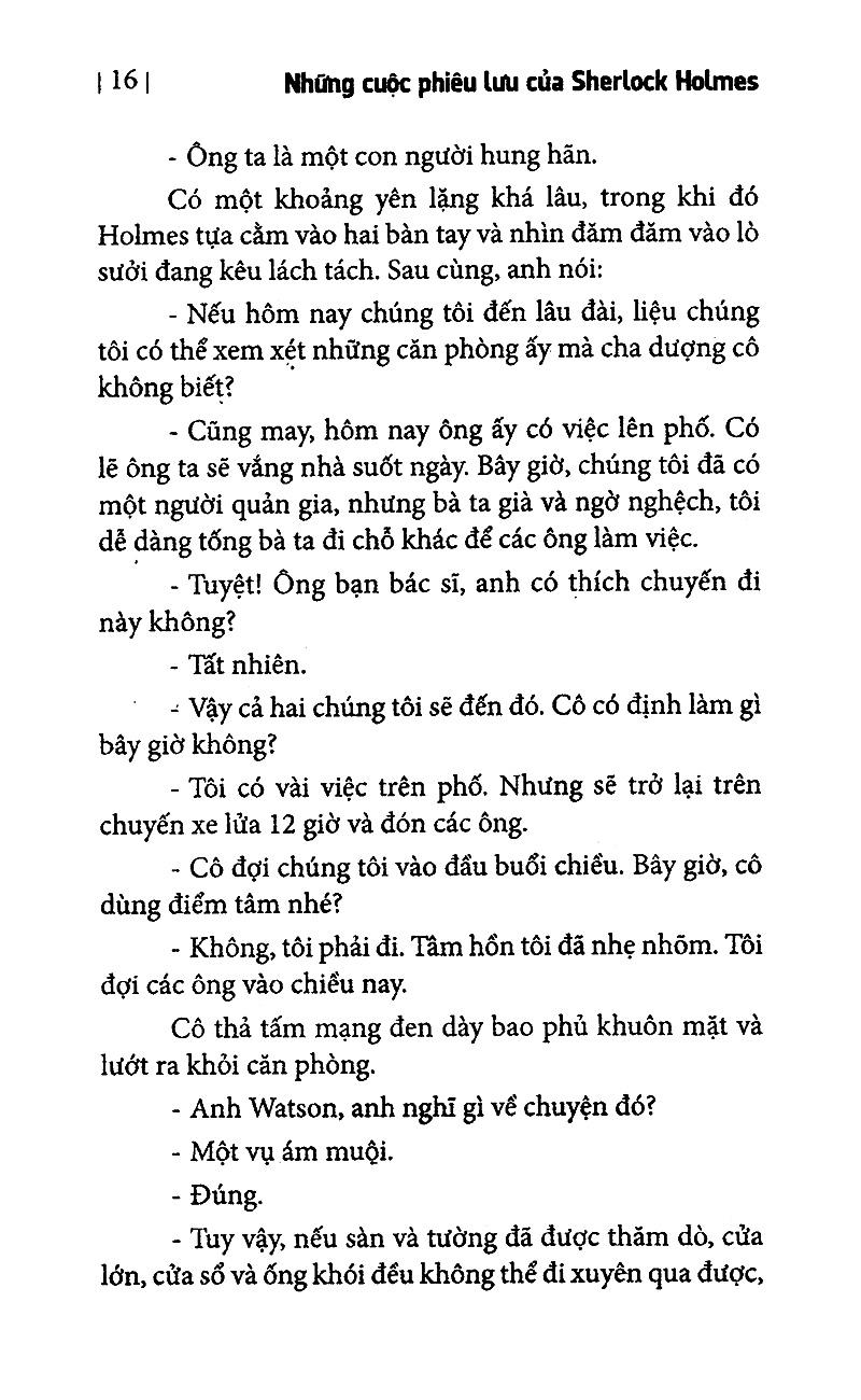 những cuộc phiêu lưu của sherlock holmes (tái bản 2022)