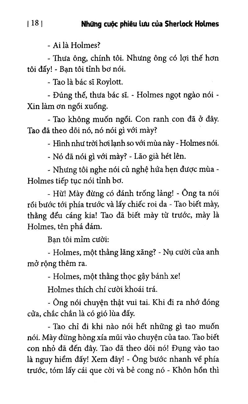 những cuộc phiêu lưu của sherlock holmes (tái bản 2022)