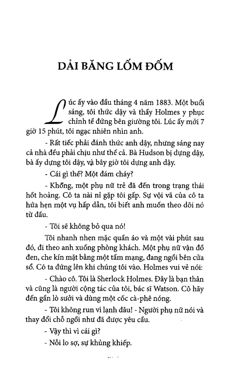 những cuộc phiêu lưu của sherlock holmes (tái bản 2022)