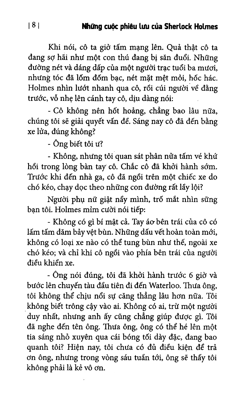 những cuộc phiêu lưu của sherlock holmes (tái bản 2022)