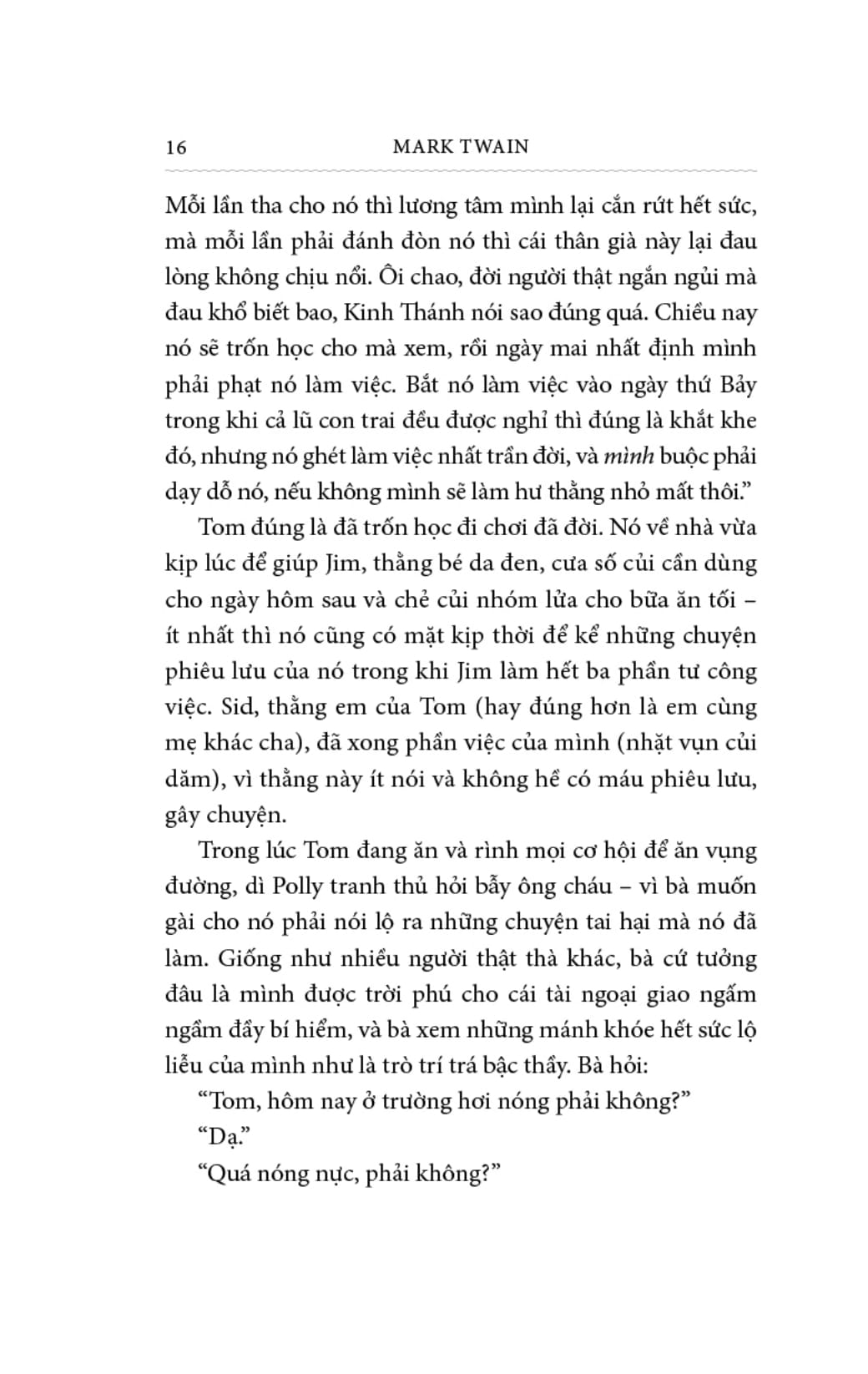 Nhung Cuoc Phieu Luu Cua Tom Sawyer - Bia Vai