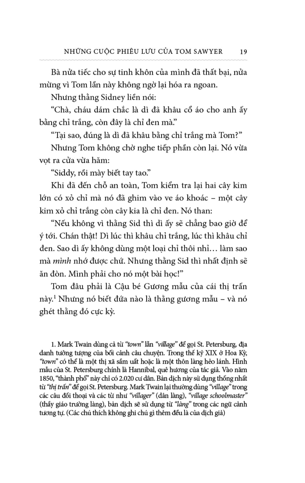 Nhung Cuoc Phieu Luu Cua Tom Sawyer - Bia Vai