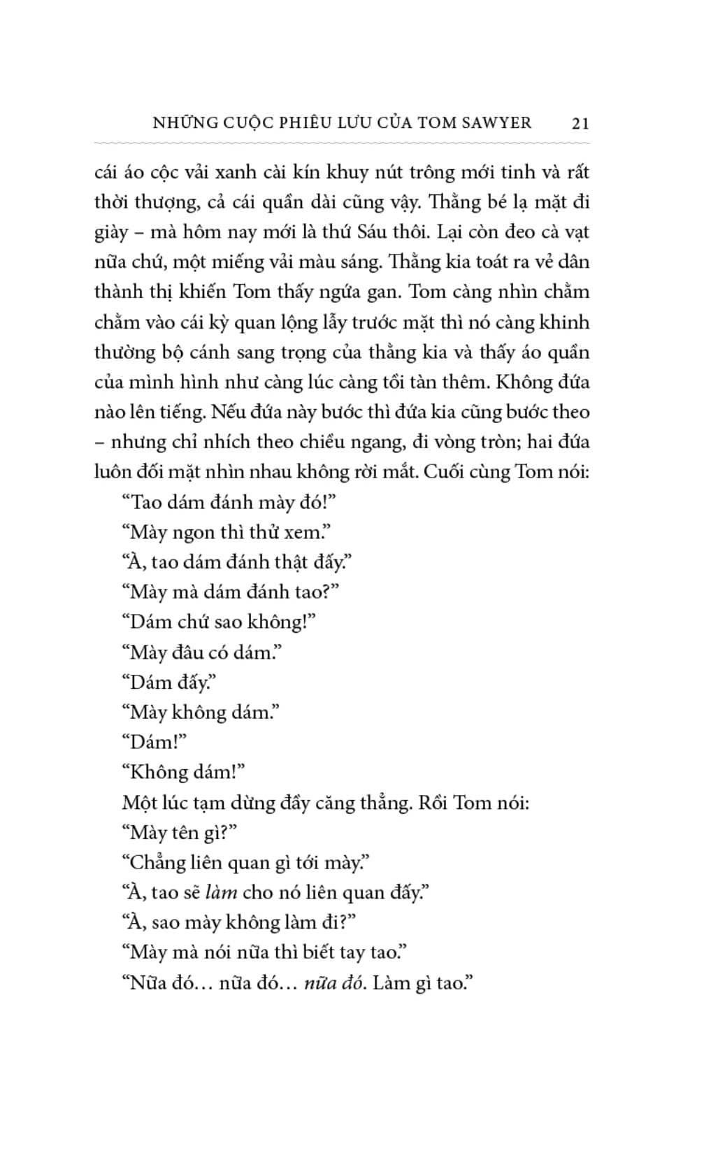 Nhung Cuoc Phieu Luu Cua Tom Sawyer - Bia Vai