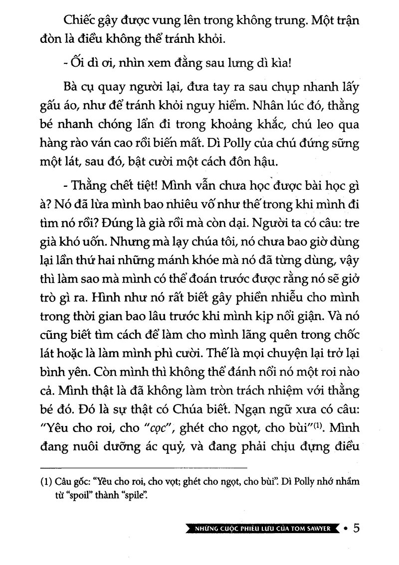 những cuộc phiêu lưu của tom sawyer (tái bản 2023)