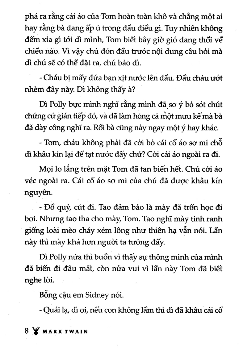 những cuộc phiêu lưu của tom sawyer (tái bản 2023)