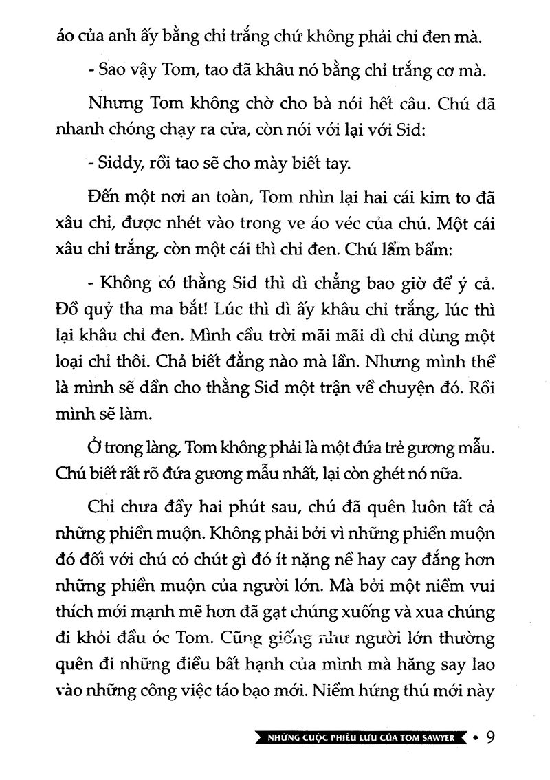 những cuộc phiêu lưu của tom sawyer (tái bản 2023)