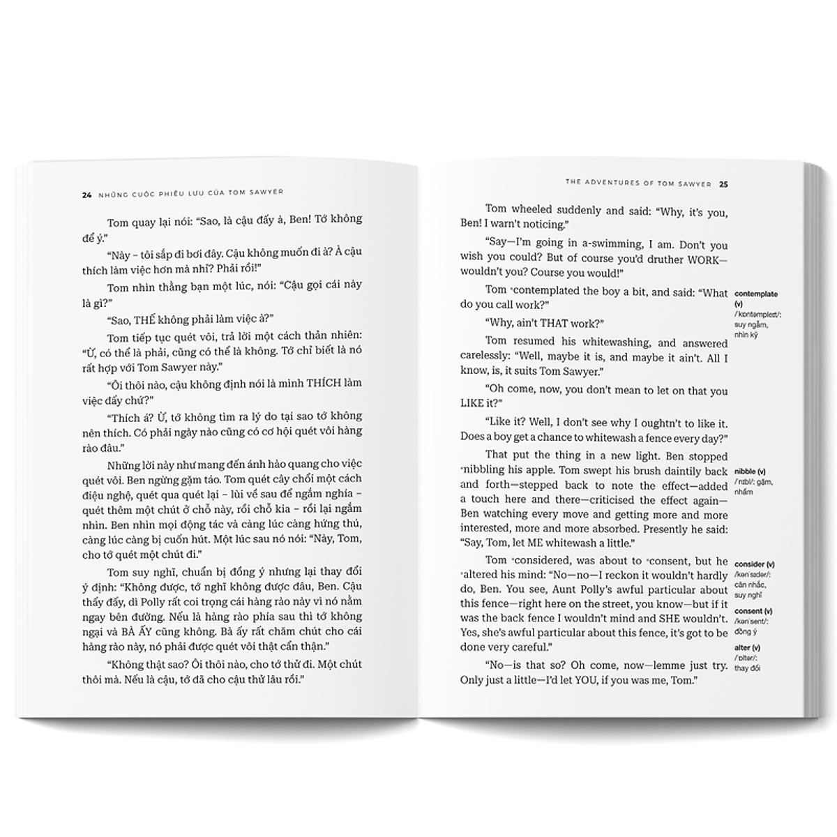 những cuộc phiêu lưu của tom sawyer - the adventures of tom sawyer - song ngữ việt-anh