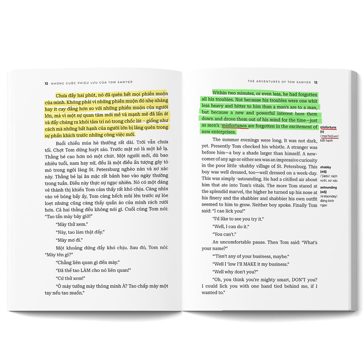 những cuộc phiêu lưu của tom sawyer - the adventures of tom sawyer - song ngữ việt-anh
