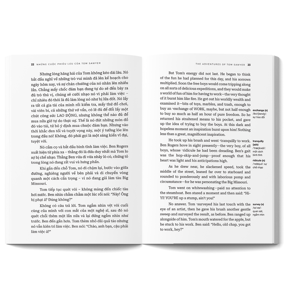 những cuộc phiêu lưu của tom sawyer - the adventures of tom sawyer - song ngữ việt-anh