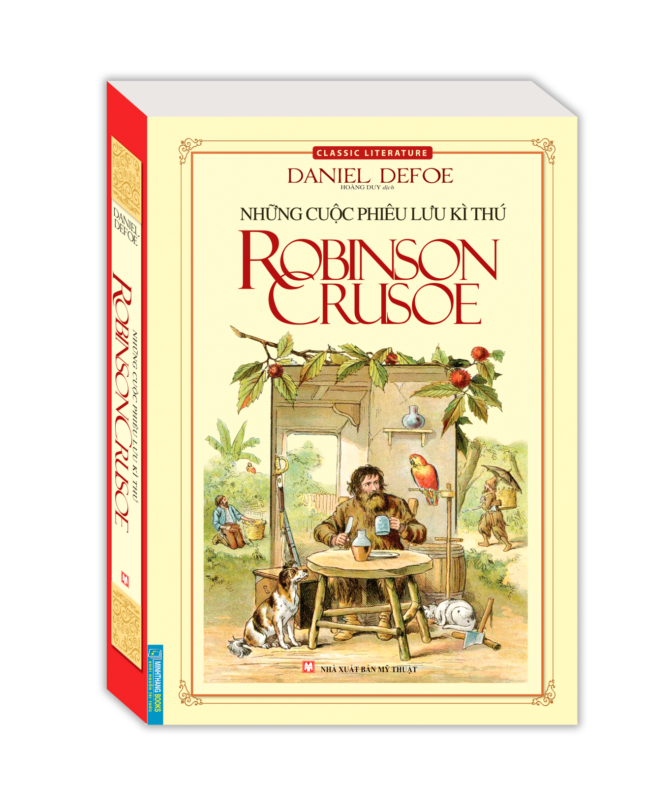 những cuộc phiêu lưu kì thú robinson crusoe (tái bản 2022)