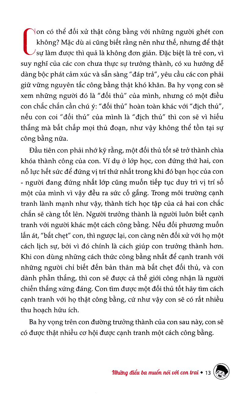 những điều ba muốn nói với con trai