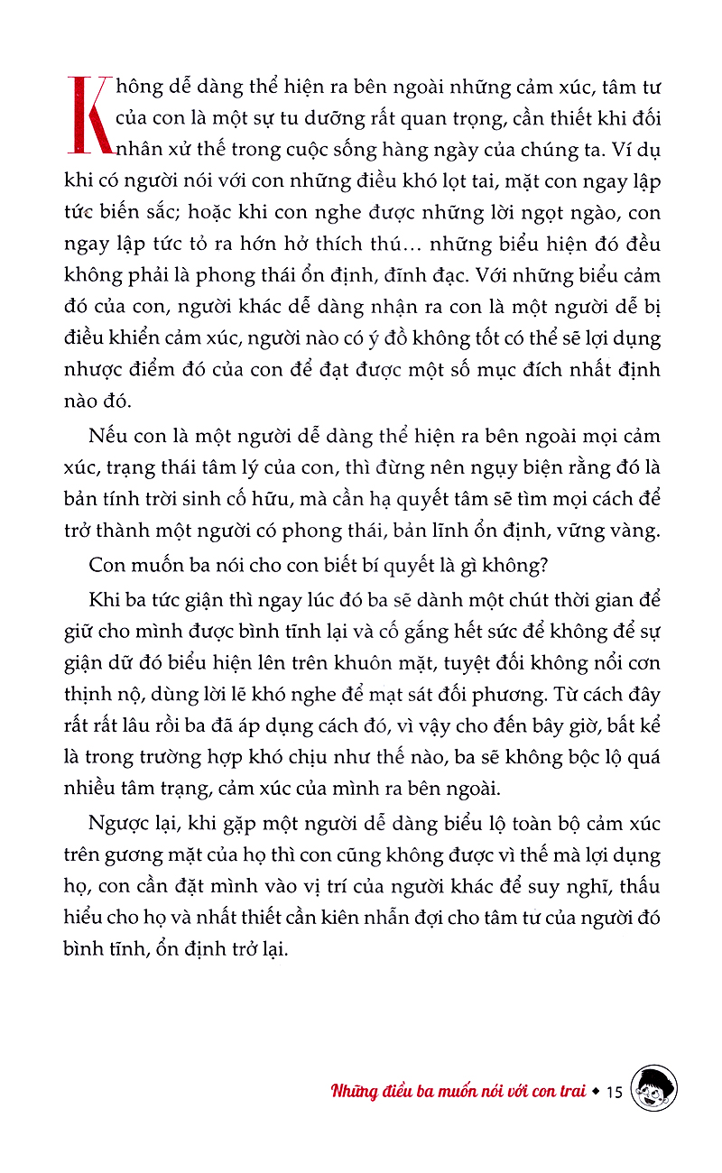 những điều ba muốn nói với con trai