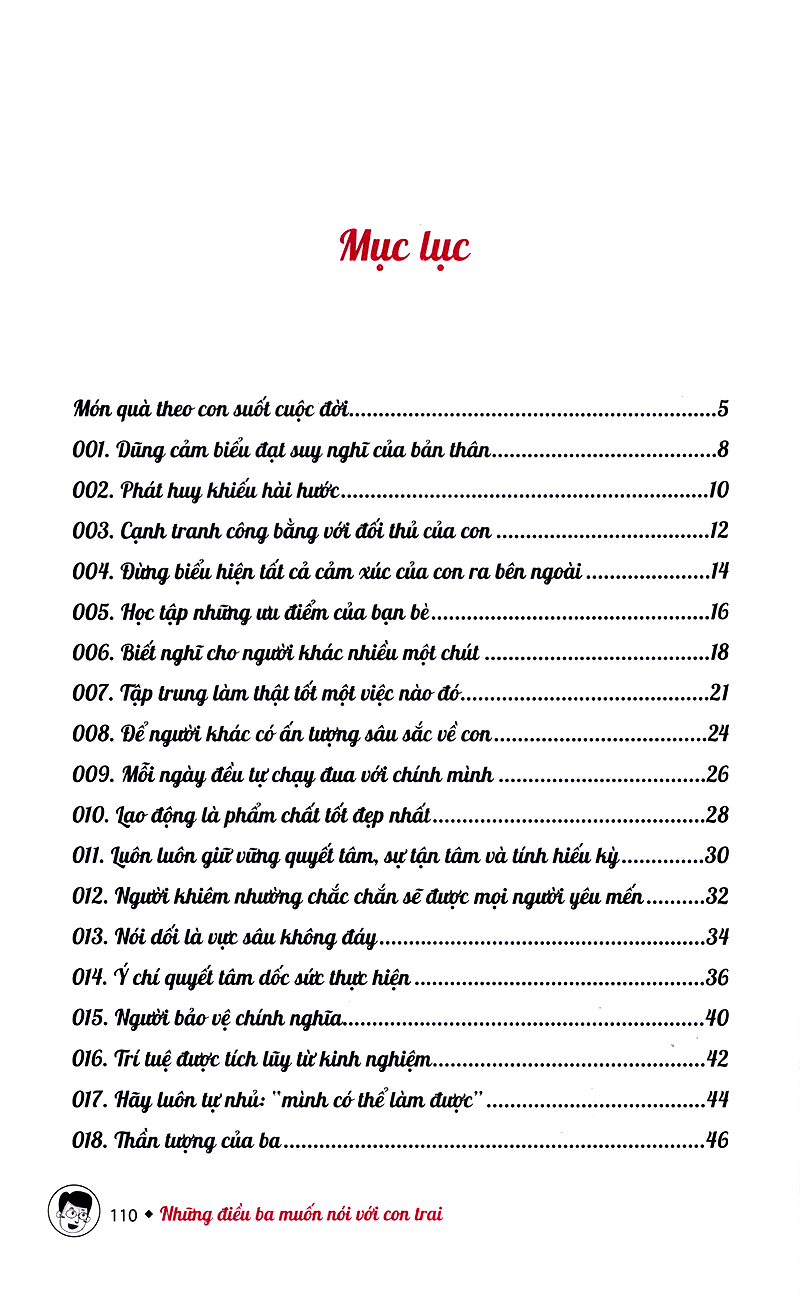 những điều ba muốn nói với con trai