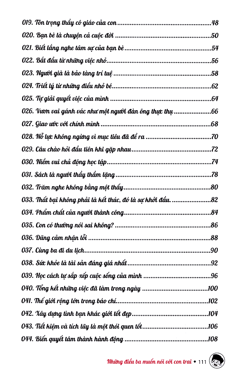 những điều ba muốn nói với con trai