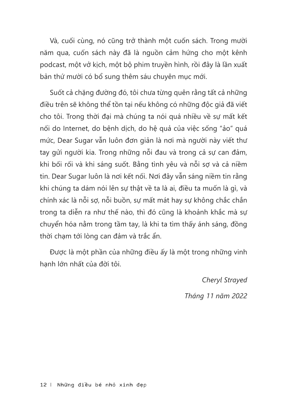 những điều bé nhỏ xinh đẹp