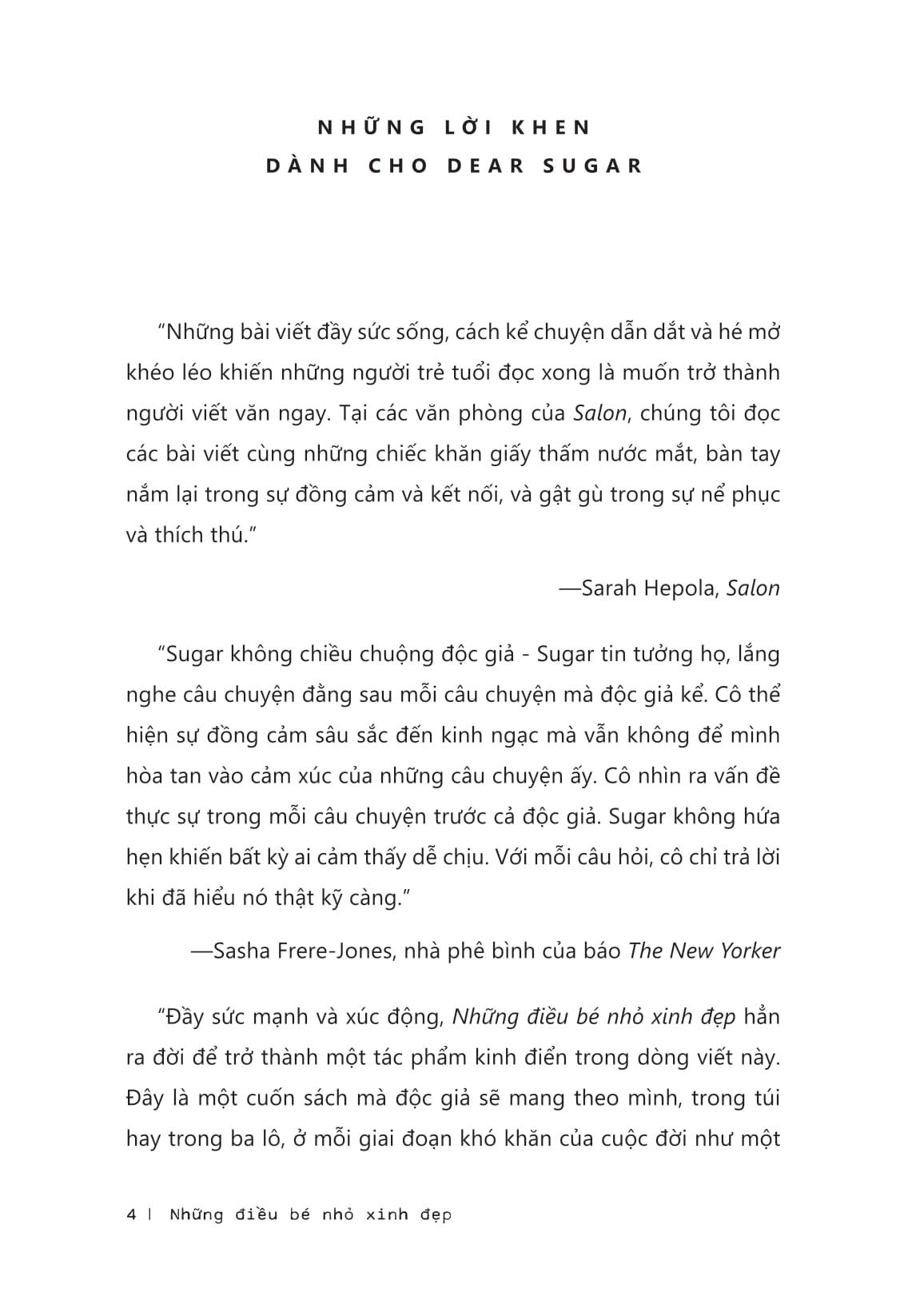 những điều bé nhỏ xinh đẹp