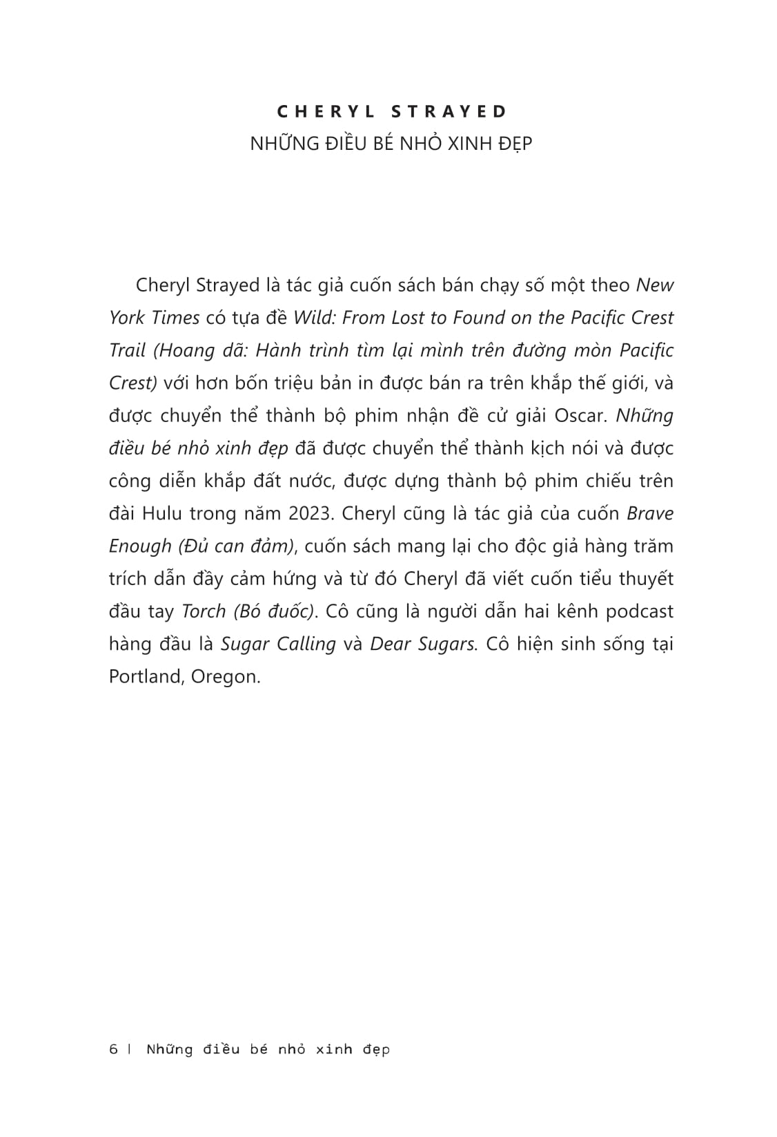 những điều bé nhỏ xinh đẹp