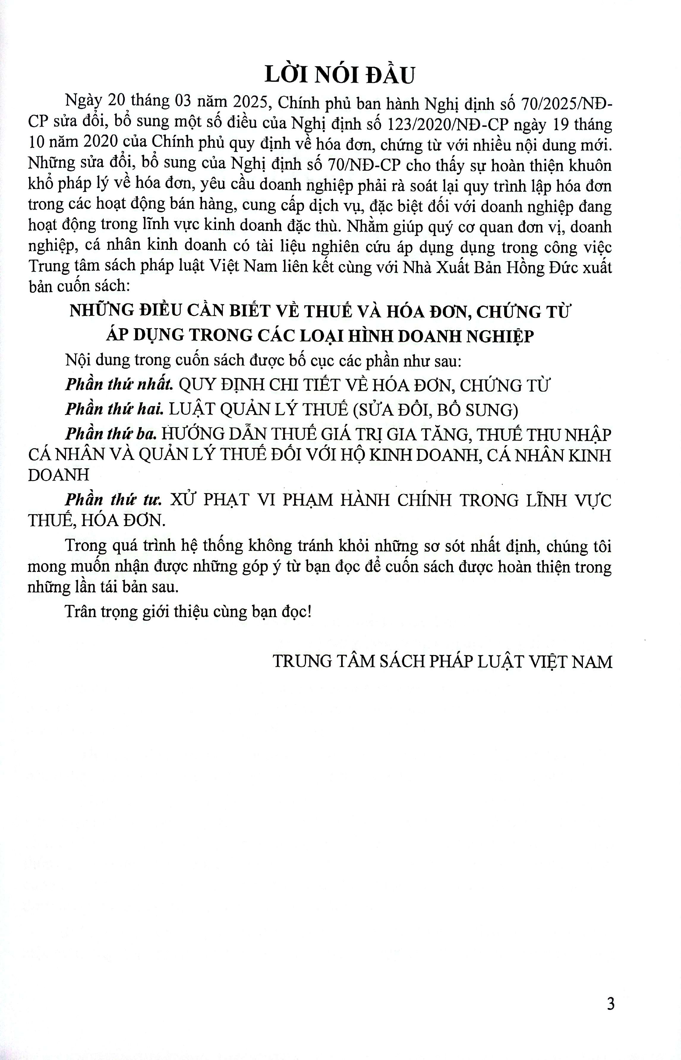 Những Điều Cần Biết Về Thuế Và Hóa Đơn, Chứng Từ Áp Dụng Trong Các Loại Hình Doanh Nghiệp
