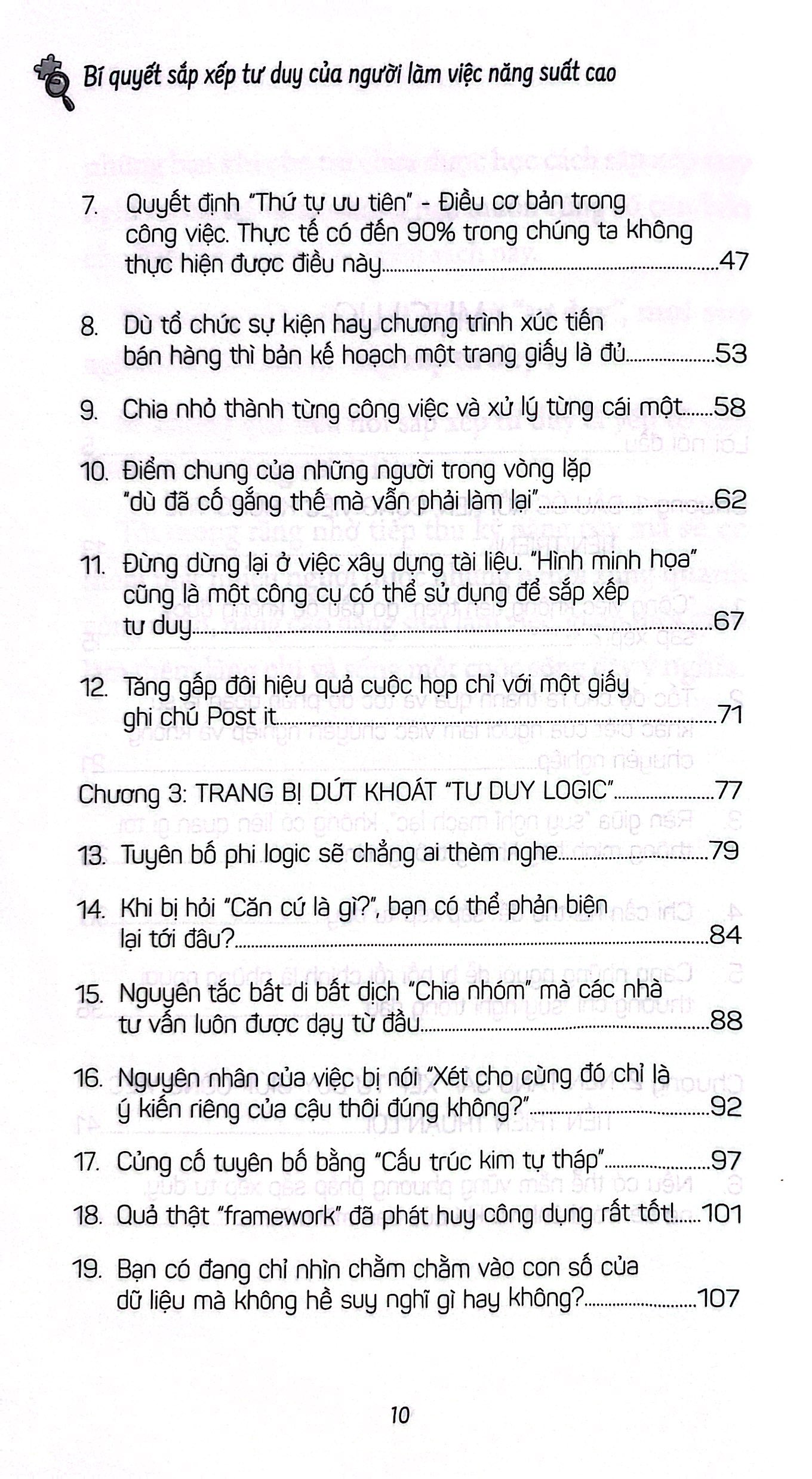 những điều công ty không dạy bạn - bí quyết sắp xếp tư duy của người làm việc năng suất cao