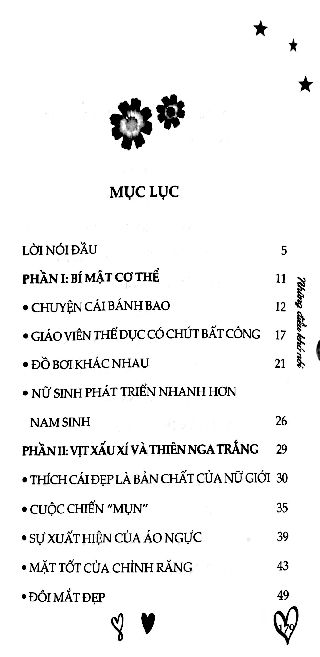những điều khó nói - cẩm nang bạn gái tuổi dậy thì