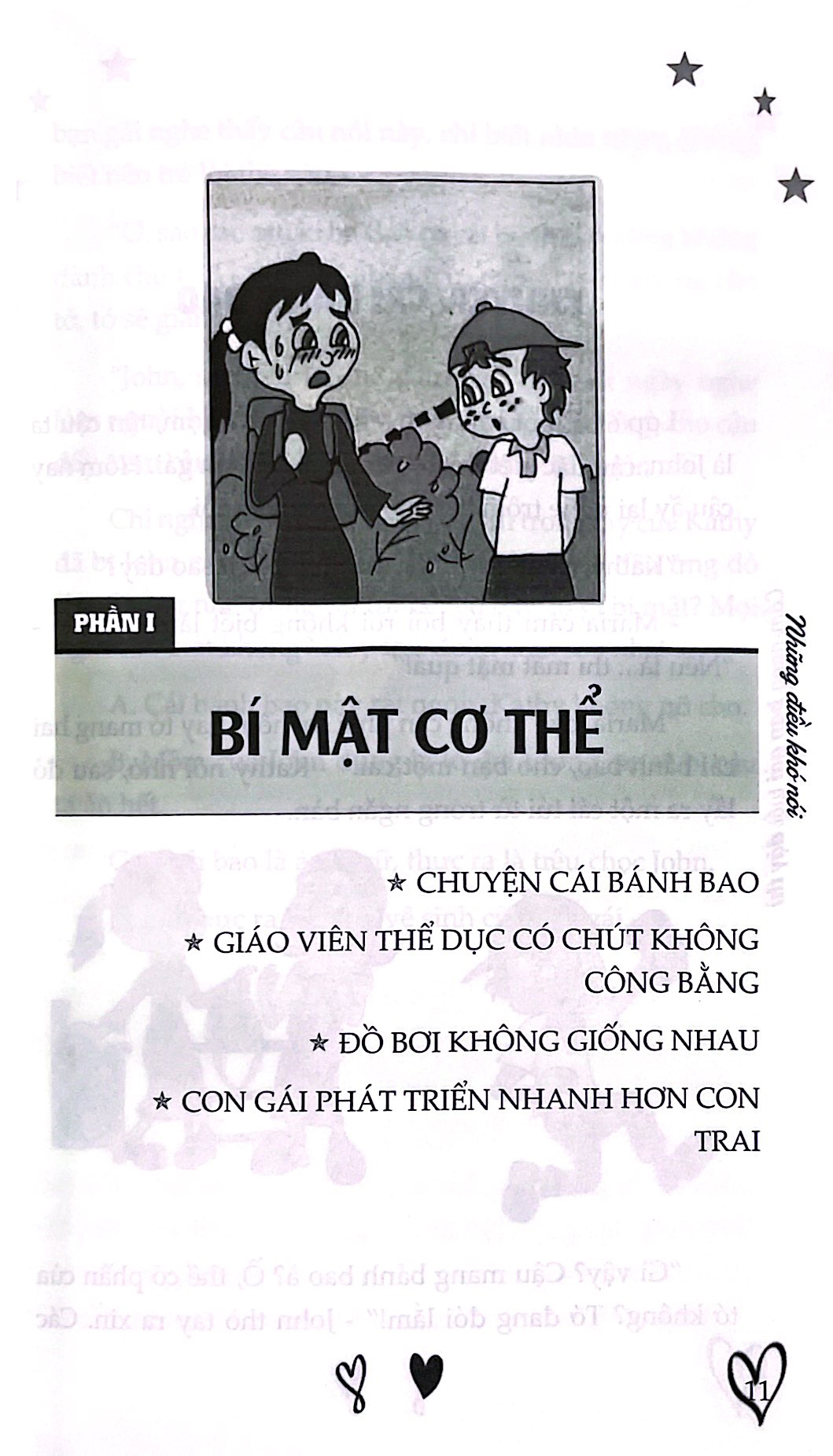 những điều khó nói - cẩm nang bạn gái tuổi dậy thì