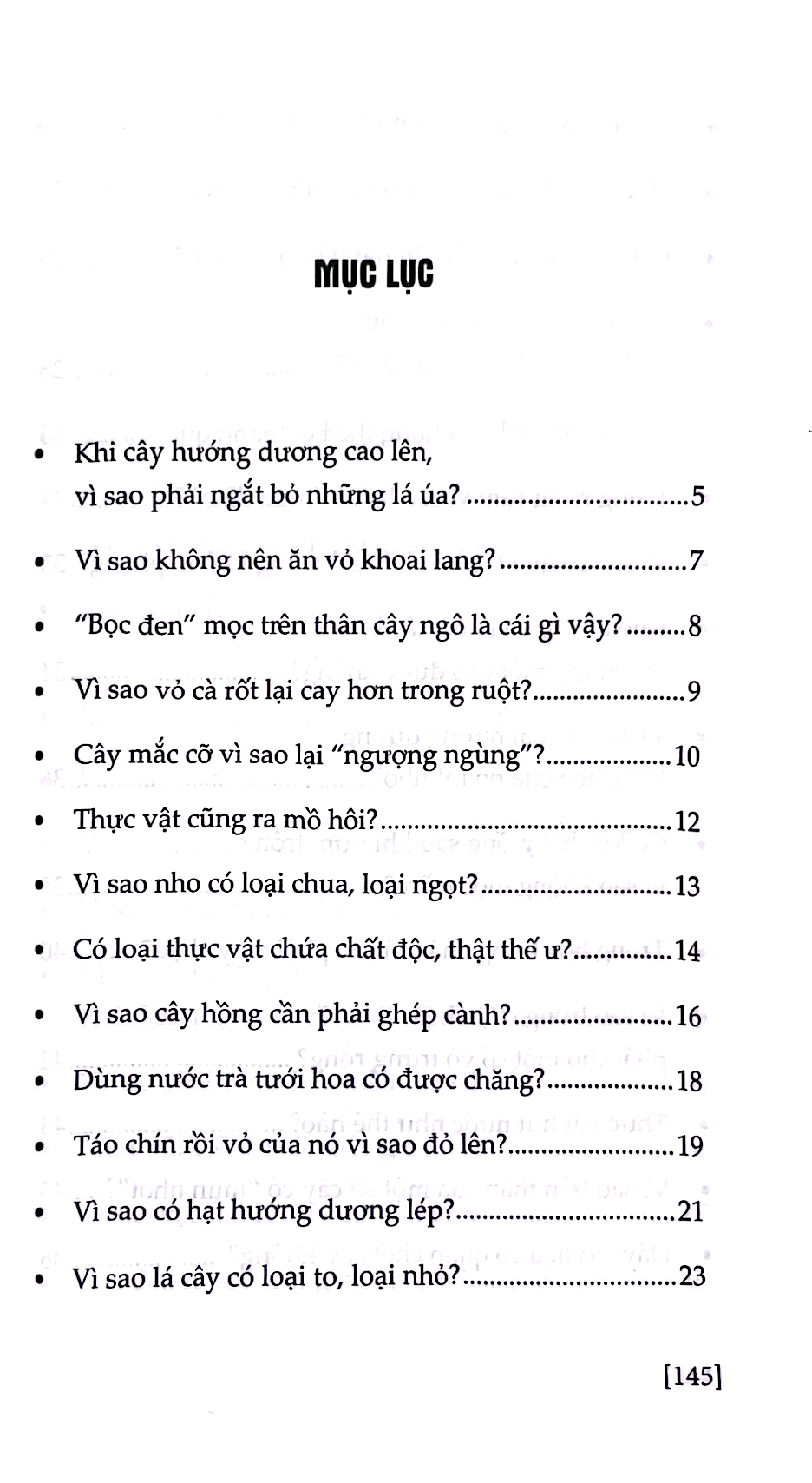 những điều lạ em muốn biết - hiểu về thực vật
