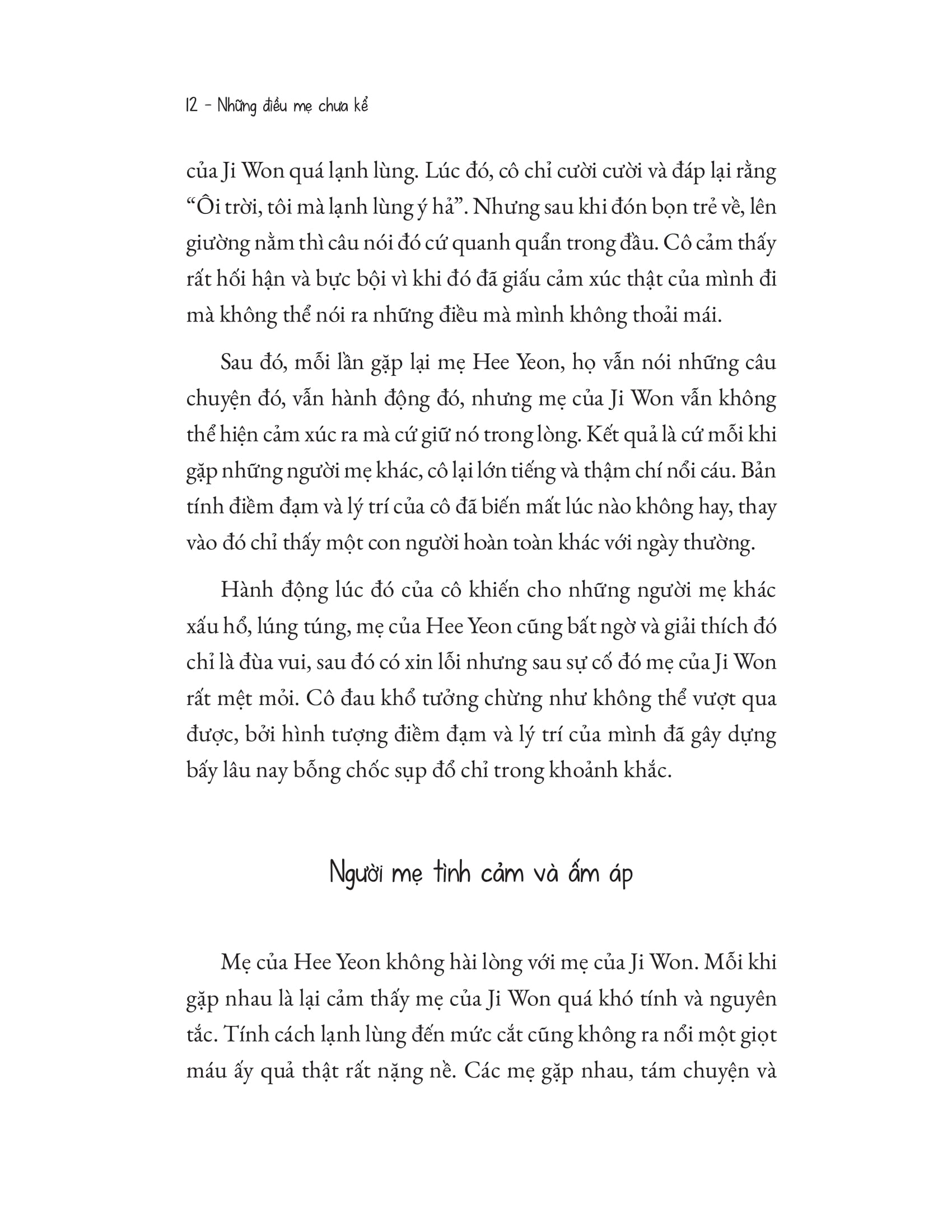 những điều mẹ chưa kể