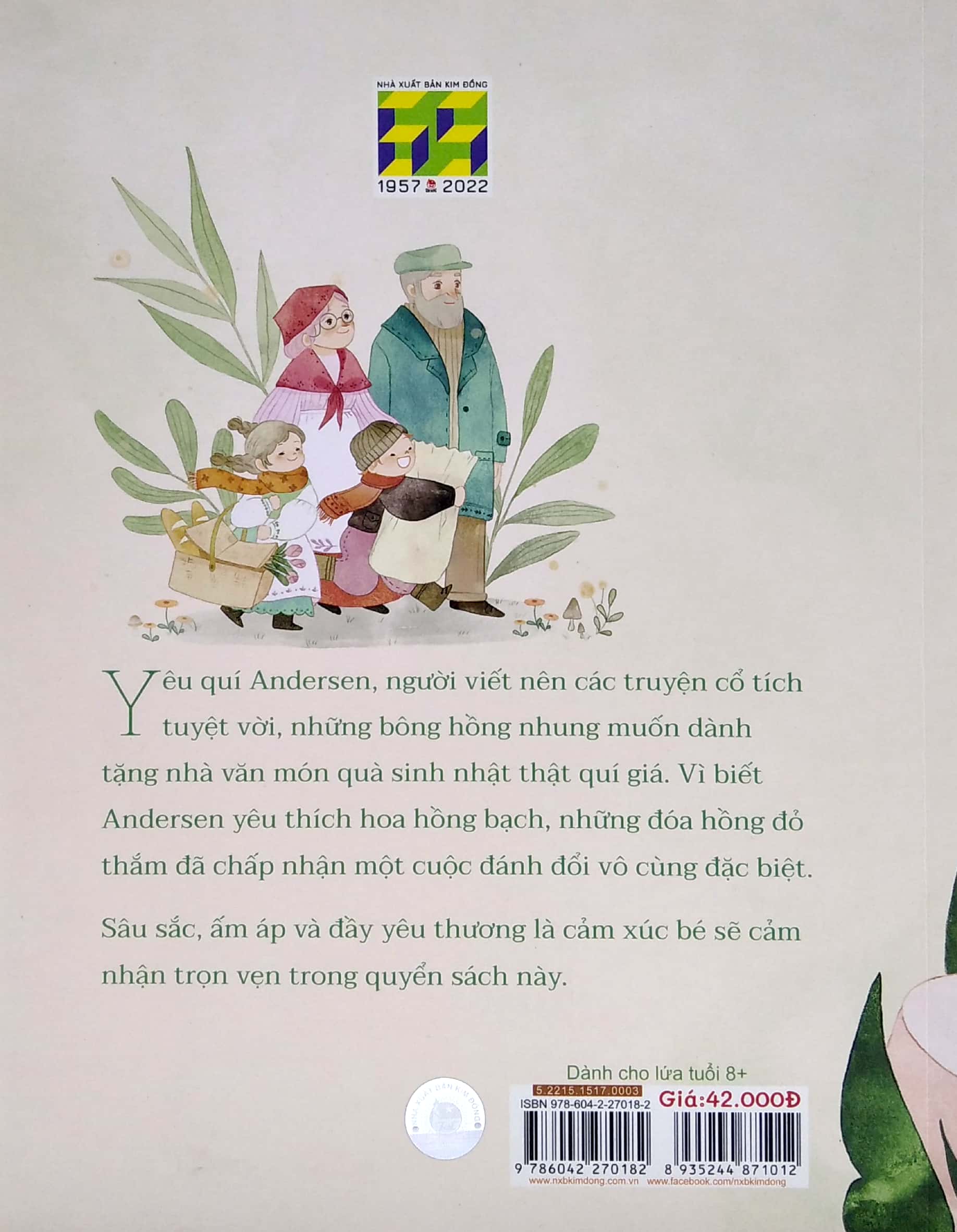 những đóa hồng bạch dâng tặng andersen